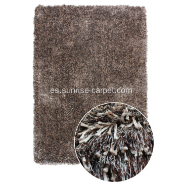 Espesa y viscosa Shaggy color de la mezcla alfombra